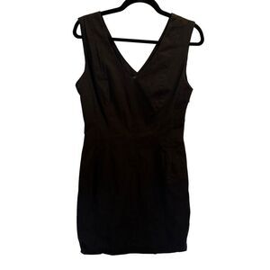 Theory black shift sheath dress size 10